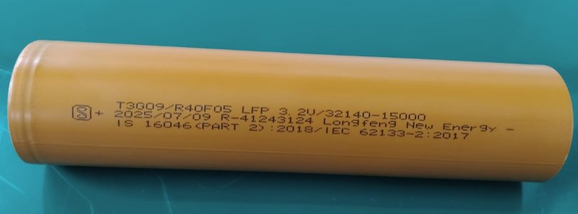 LifePo4 Cells (32140), Capacity 15000mAh, 3C EV Type (Set of 10 pcs)